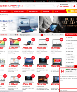 Mẫu website bán máy tính (HOT)