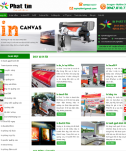Mẫu website in ấn 02