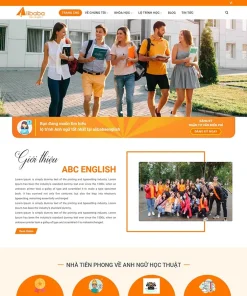 Theme WordPress trung tâm đào tạo anh ngữ 02