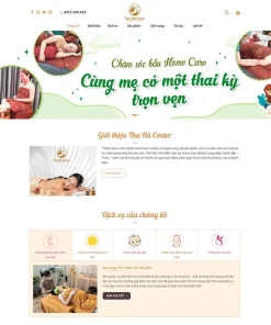 Theme WordPress dịch vụ chăm sóc mẹ và bé