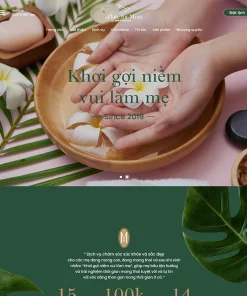 Theme WordPress dịch vụ chăm sóc mẹ và bé 03