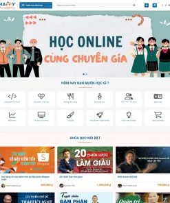 Theme WordPress bán khóa học