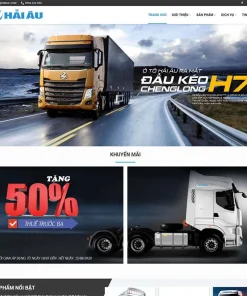 Theme WordPress bán xe tải 03
