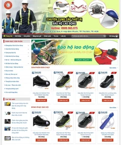 Theme WordPress bán đồ bảo hộ lao động 02
