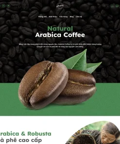 Theme WordPress bán cafe 04