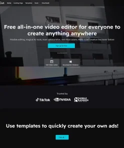 Theme WordPress giới thiệu Capcut