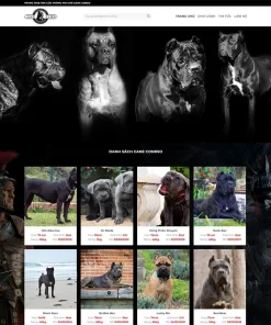 Theme WordPress bán chó săn