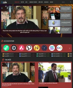 Theme WordPress tin tức bitcoin, crypto