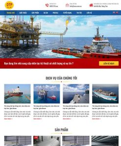 Theme WordPress công ty cơ khí