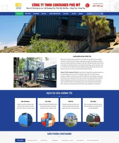 Theme WordPress công ty làm nhà Container