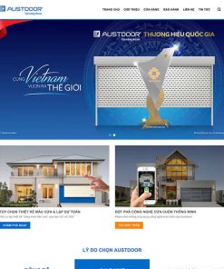 Theme WordPress công ty cửa nhôm, cửa cuốn