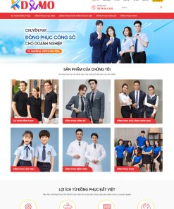 Theme WordPress May đồng phục