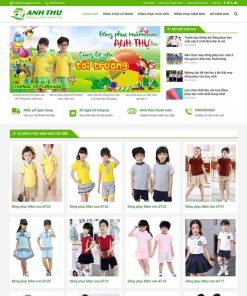 Theme WordPress dịch vụ đồng phục