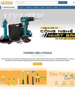 Theme WordPress bán dụng cụ cơ khí