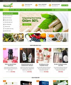 Theme WordPress bán hàng dược phẩm, mỹ phẩm