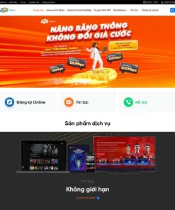Theme WordPress dịch vụ FPT