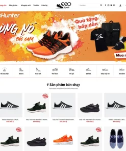 Theme WordPress bán giày thể thao