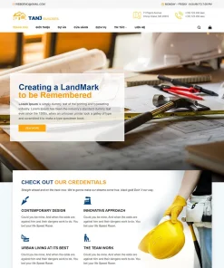 Theme WordPress giới thiệu công ty xây dựng 02