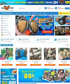 Theme WordPress cửa hàng bán Hải Sản