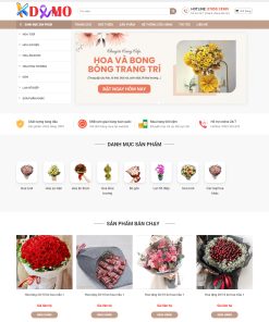 Theme WordPress Hoa trang trí