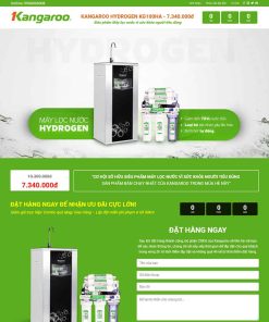 Theme wordpress lading page bán giới thiệu máy lọc nước