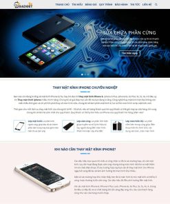 Theme WordPress dịch vụ sửa chữa, thay kính điện thoại