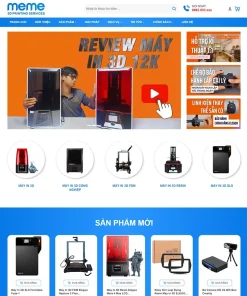 Theme WordPress bán máy in 3D