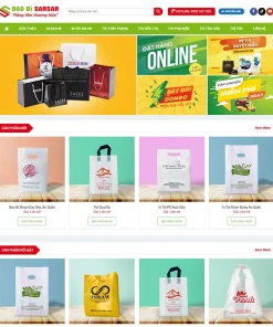 Theme WordPress xưởng in ấn 05