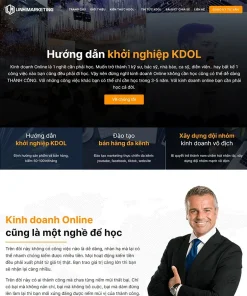 Theme WordPress khóa học kinh doanh online