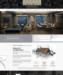 Theme WordPress công ty kiến trúc 02