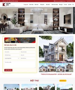 Theme WordPress công ty kiến trúc 03