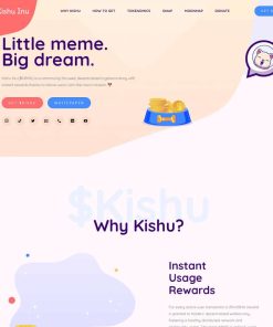 Theme WordPress Landing page giới thiệu tiền điện tử – crypto 02