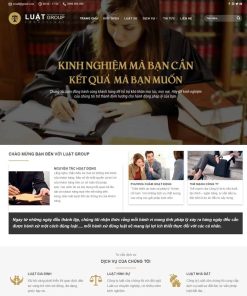 Theme WordPress công ty Luật 02