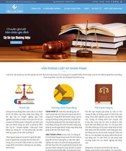 Theme WordPress công ty Luật 03