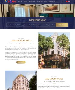Theme WordPress Khách sạn Luxury