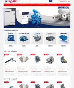 Theme WordPress Thiết bị Máy thổi khí