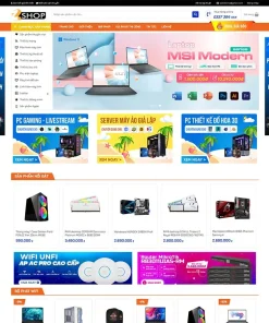 Theme WordPress bán máy tính 06