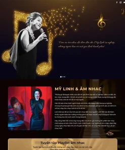 Theme WordPress giới thiệu ca sĩ
