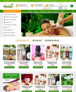 Theme WordPress Shop mỹ phẩm 03