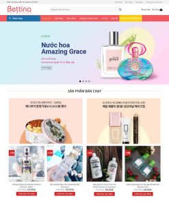 Theme WordPress Shop mỹ phẩm 04