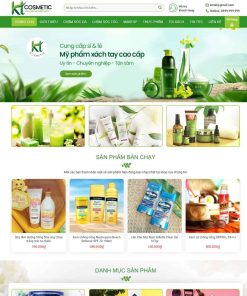 Theme WordPress Shop mỹ phẩm 06