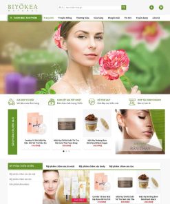 Theme WordPress Shop mỹ phẩm 07
