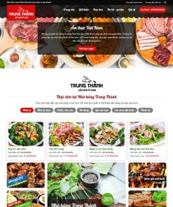 Theme WordPress nhà hàng, ăn uống