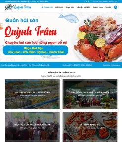 Theme WordPress nhà hàng 03