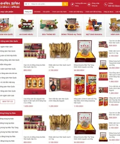 Theme WordPress bán nhân sâm