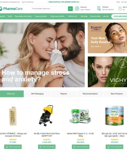 Theme WordPress nhà thuốc 03