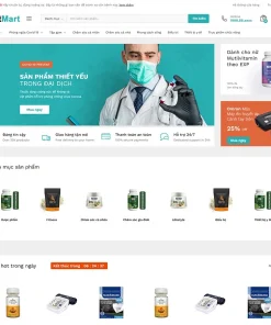 Theme WordPress Elementor nhà thuốc 06