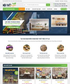 Theme WordPress bán hàng bàn ghế, nội thất