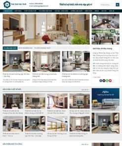 Theme WordPress công ty thiết kế, thi công nội thất 04