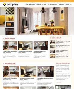 Theme WordPress công ty thiết kế, thi công nội thất 05